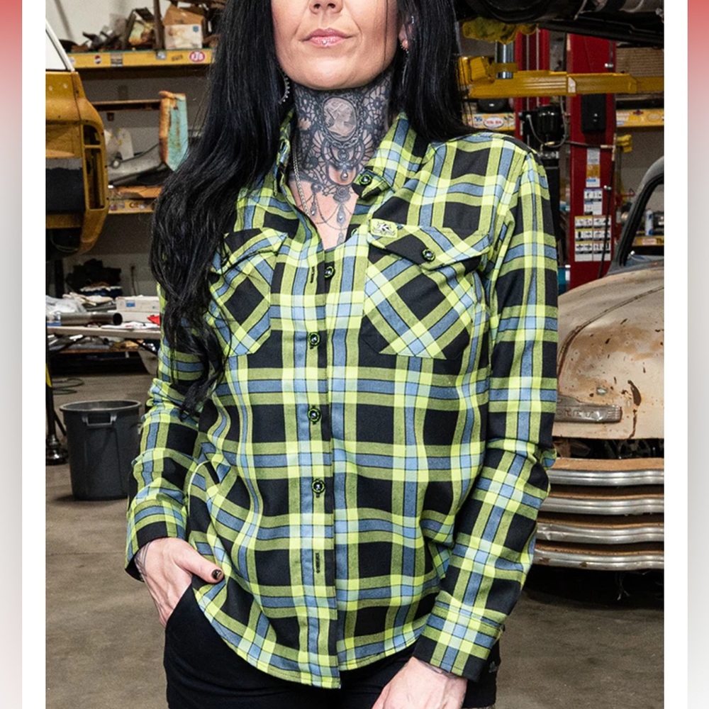 Dixxon WOMEN'S KINDIG-IT '72 PANTERA FLANNEL